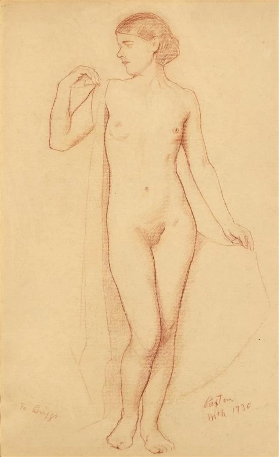 Modella nuda - studio